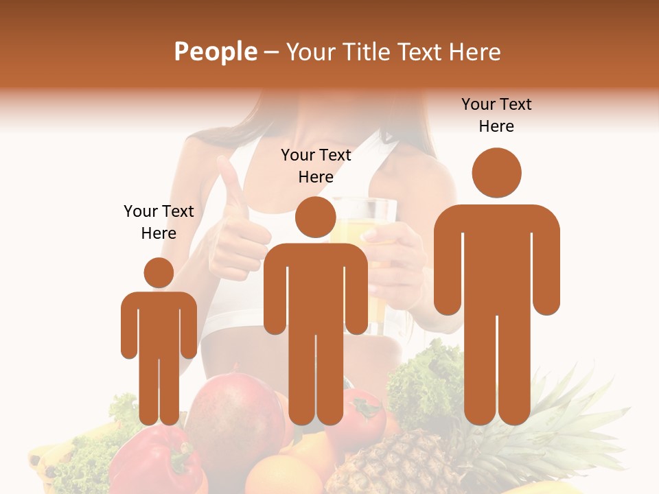 Many Smile People PowerPoint Template