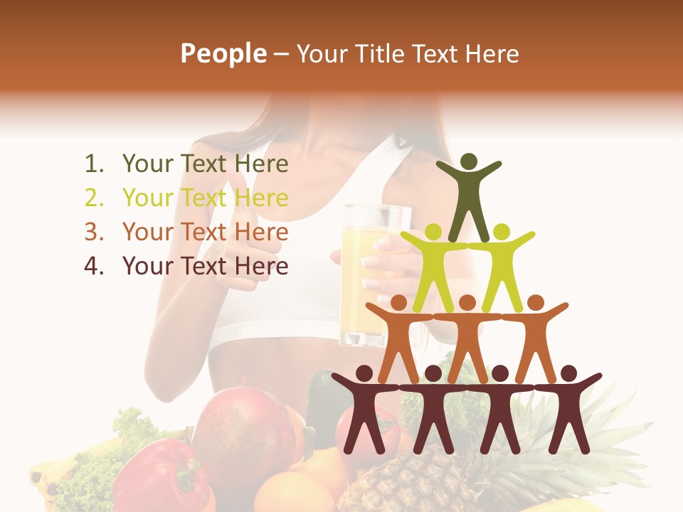 Many Smile People PowerPoint Template