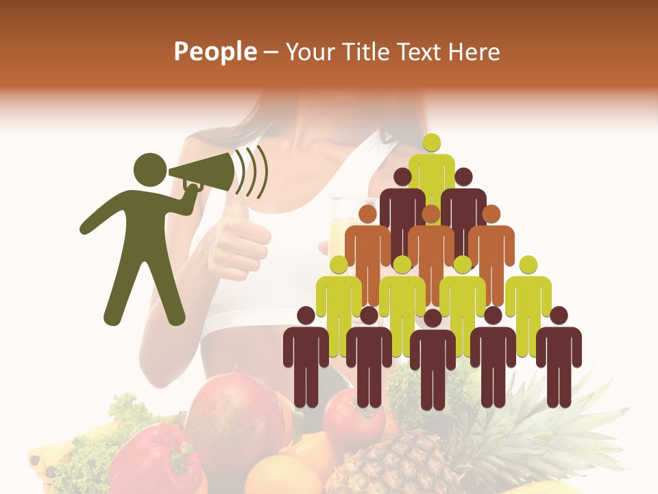 Many Smile People PowerPoint Template