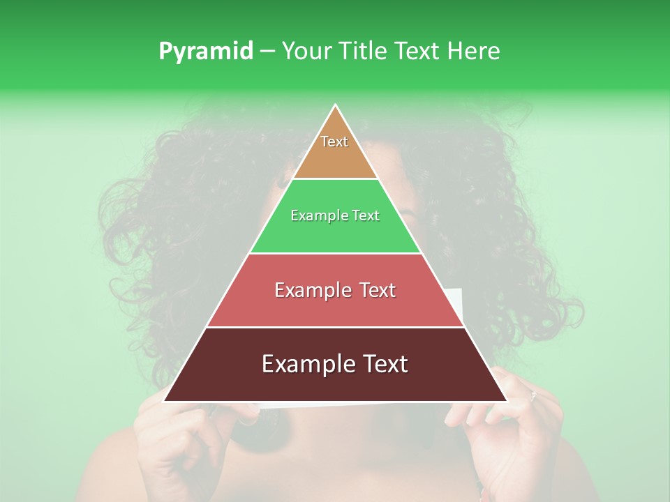 Card Green Portrait PowerPoint Template