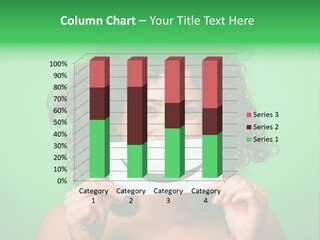 Card Green Portrait PowerPoint Template