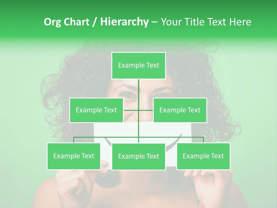 Card Green Portrait PowerPoint Template