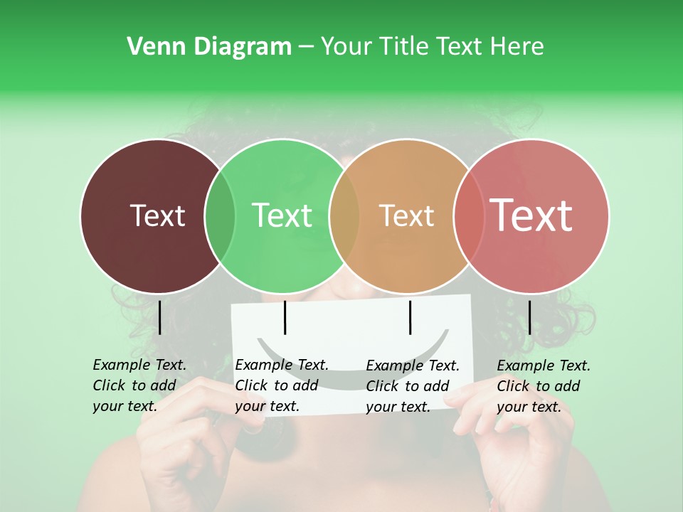Card Green Portrait PowerPoint Template