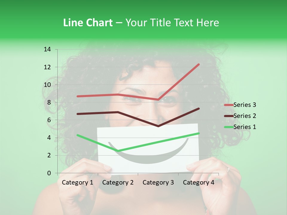 Card Green Portrait PowerPoint Template