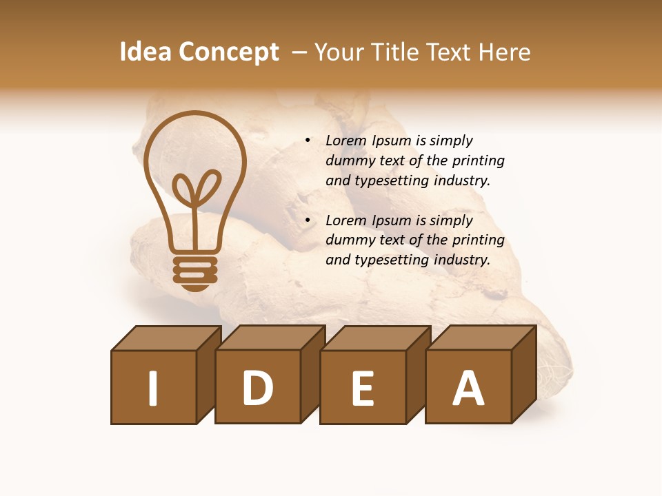 Fresh Spice Organic PowerPoint Template