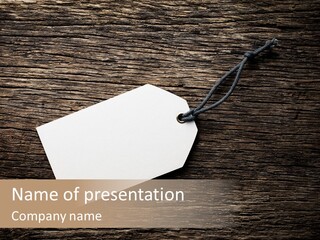 Vintage Blank Buy PowerPoint Template