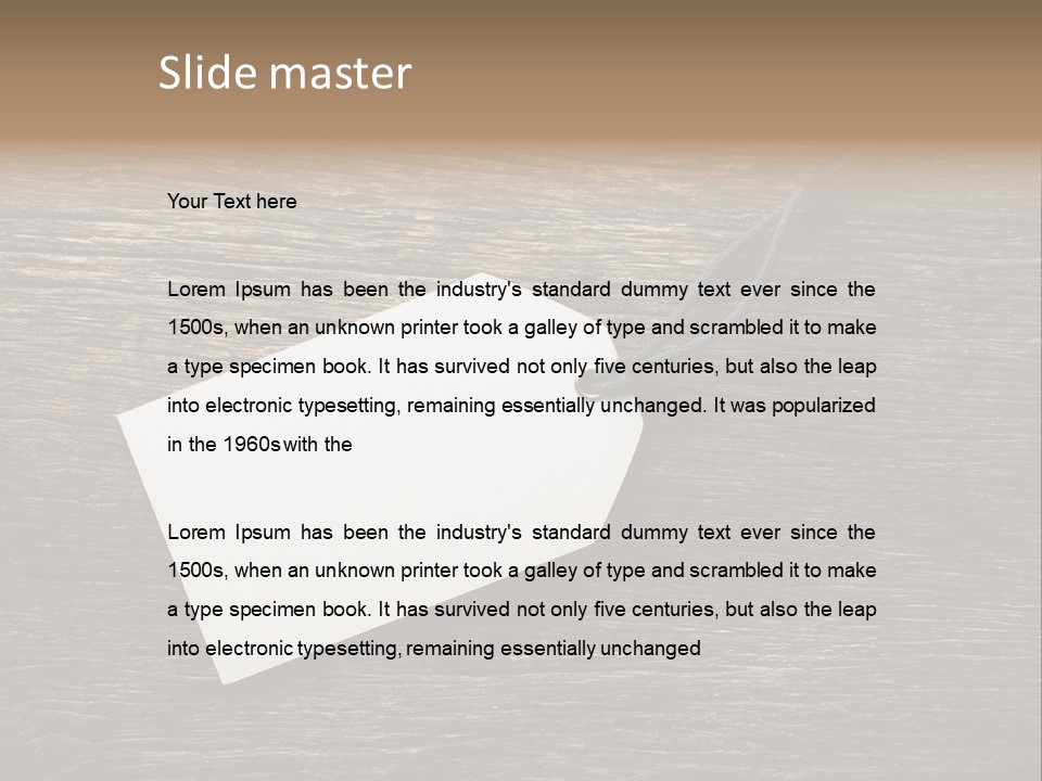 Vintage Blank Buy PowerPoint Template