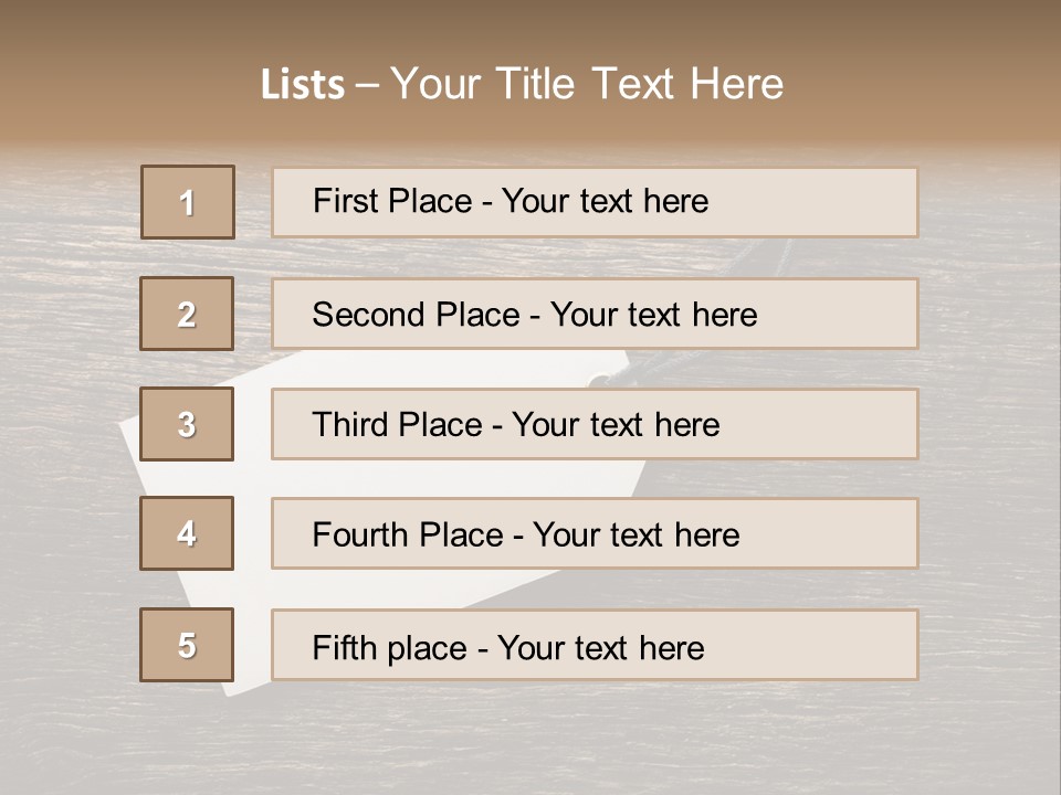 Vintage Blank Buy PowerPoint Template