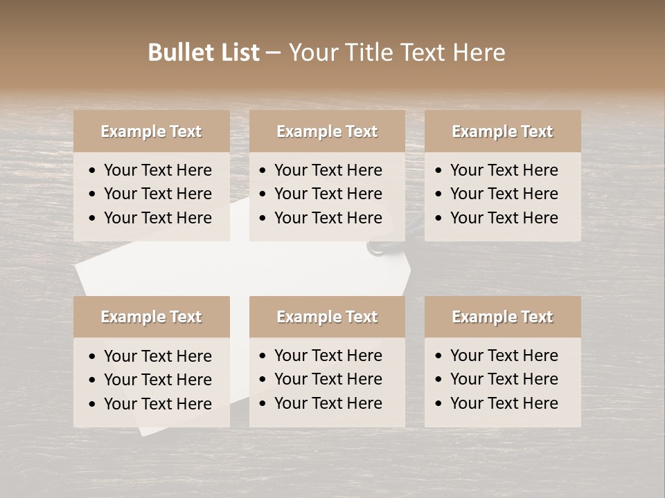 Vintage Blank Buy PowerPoint Template