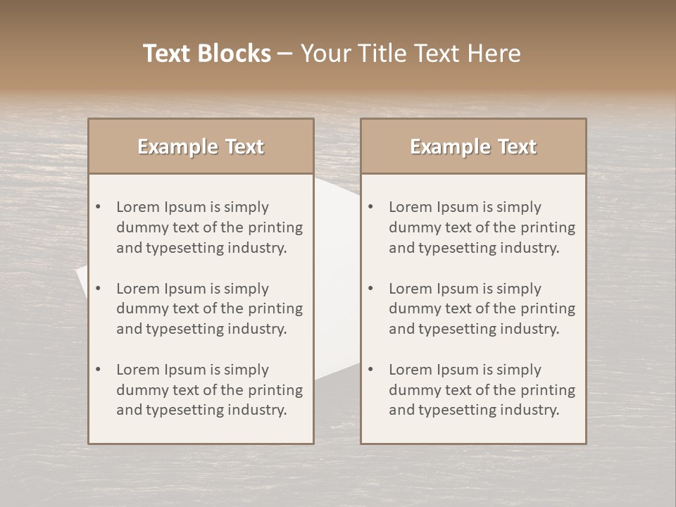 Vintage Blank Buy PowerPoint Template