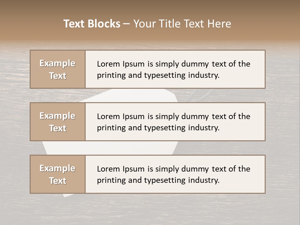 Vintage Blank Buy PowerPoint Template