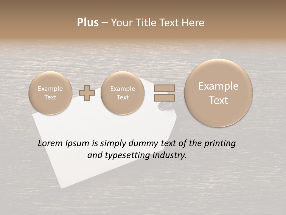 Vintage Blank Buy PowerPoint Template