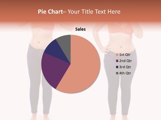 A Woman In A Bikini Posing For A Picture PowerPoint Template