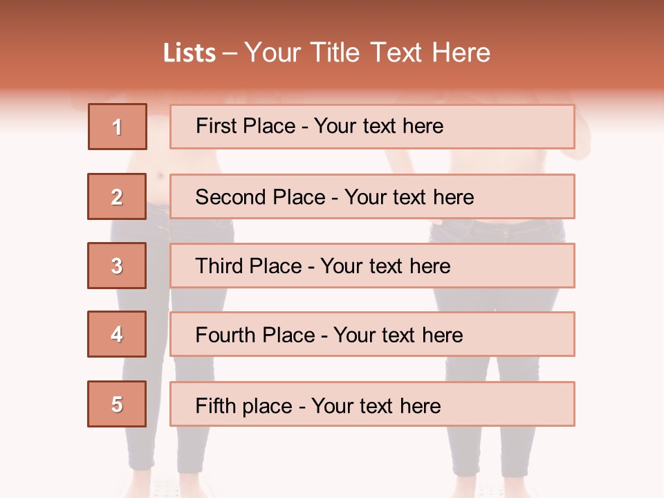 A Woman In A Bikini Posing For A Picture PowerPoint Template