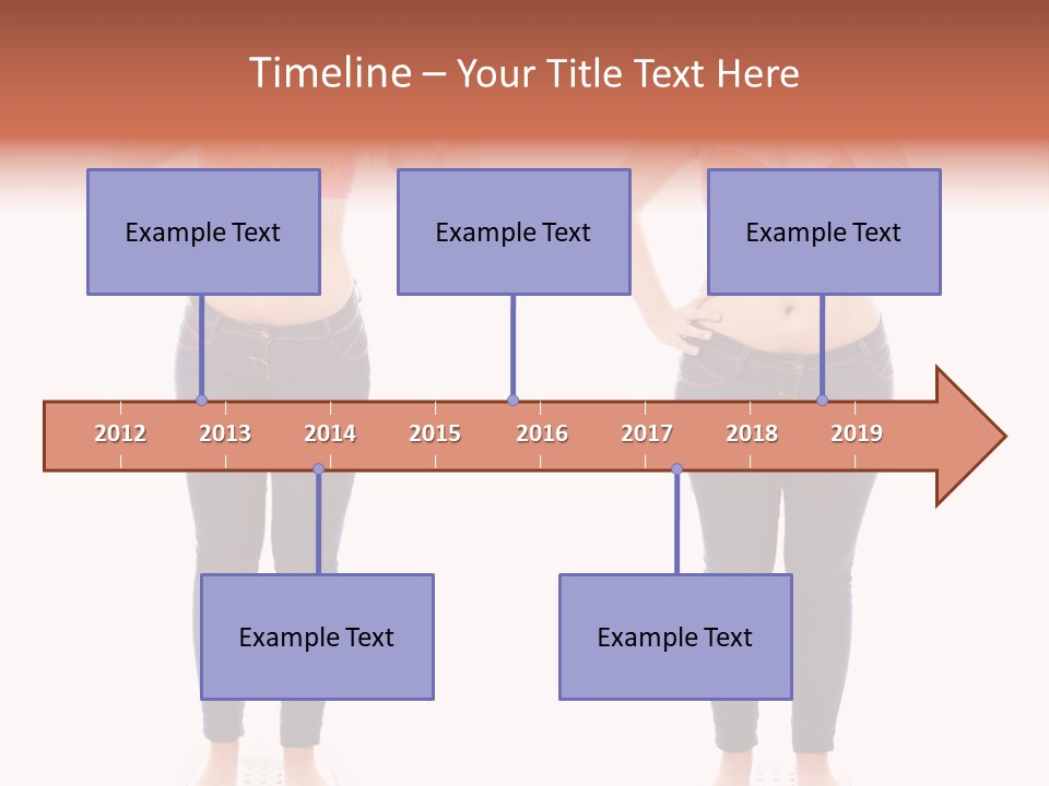 A Woman In A Bikini Posing For A Picture PowerPoint Template