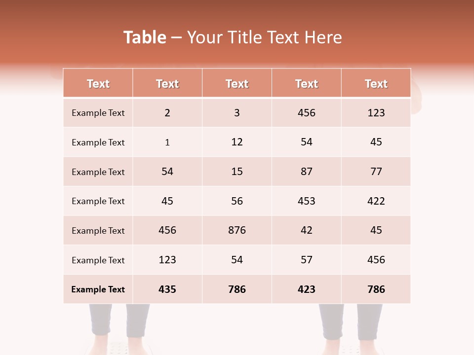 A Woman In A Bikini Posing For A Picture PowerPoint Template