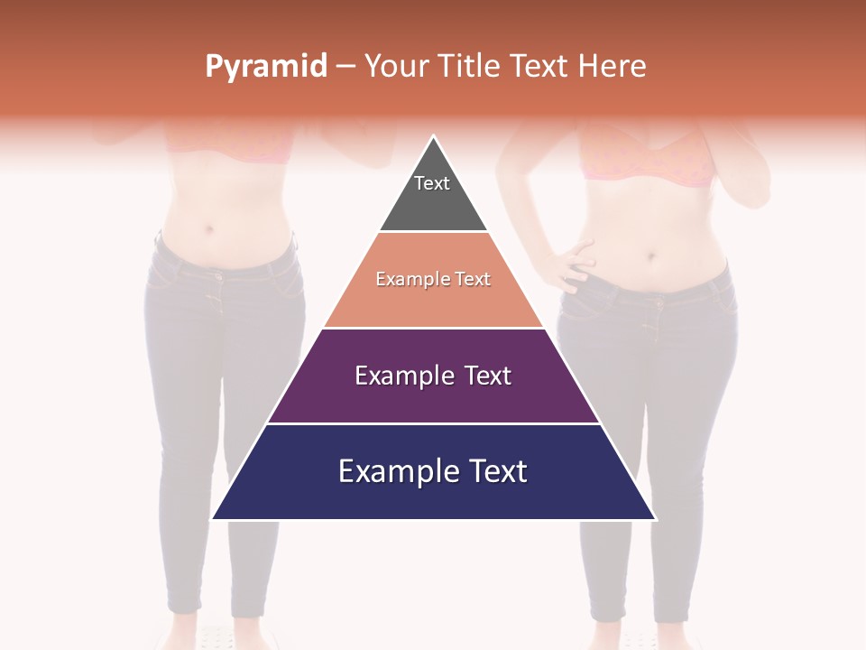 A Woman In A Bikini Posing For A Picture PowerPoint Template