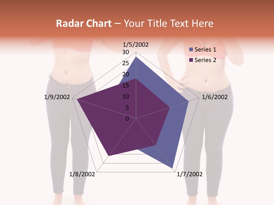 A Woman In A Bikini Posing For A Picture PowerPoint Template