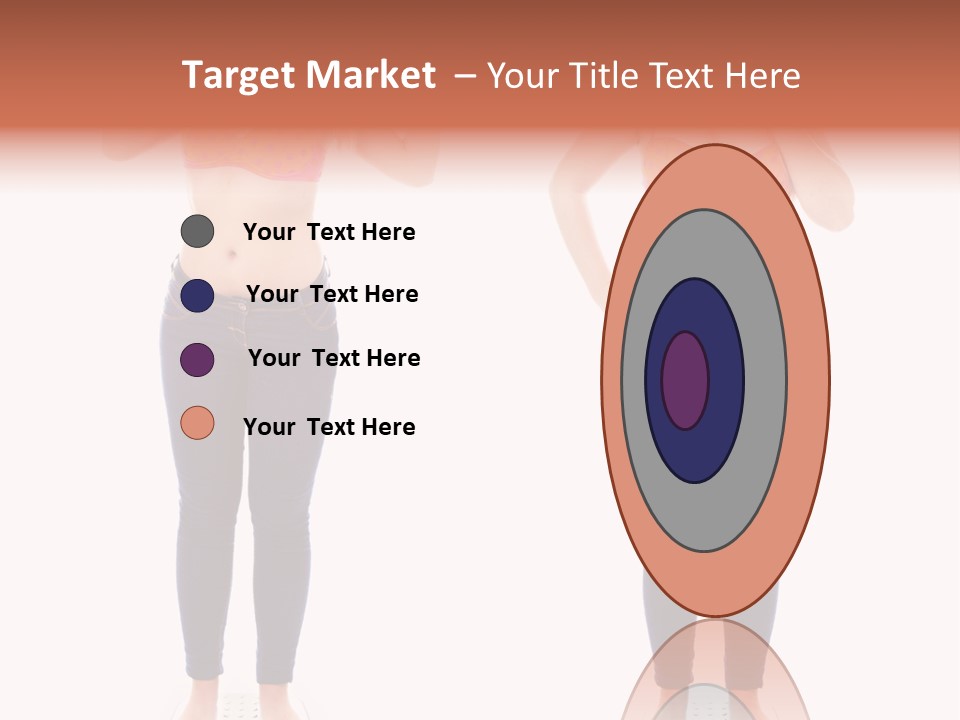 A Woman In A Bikini Posing For A Picture PowerPoint Template