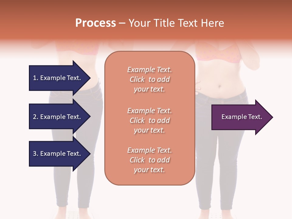 A Woman In A Bikini Posing For A Picture PowerPoint Template