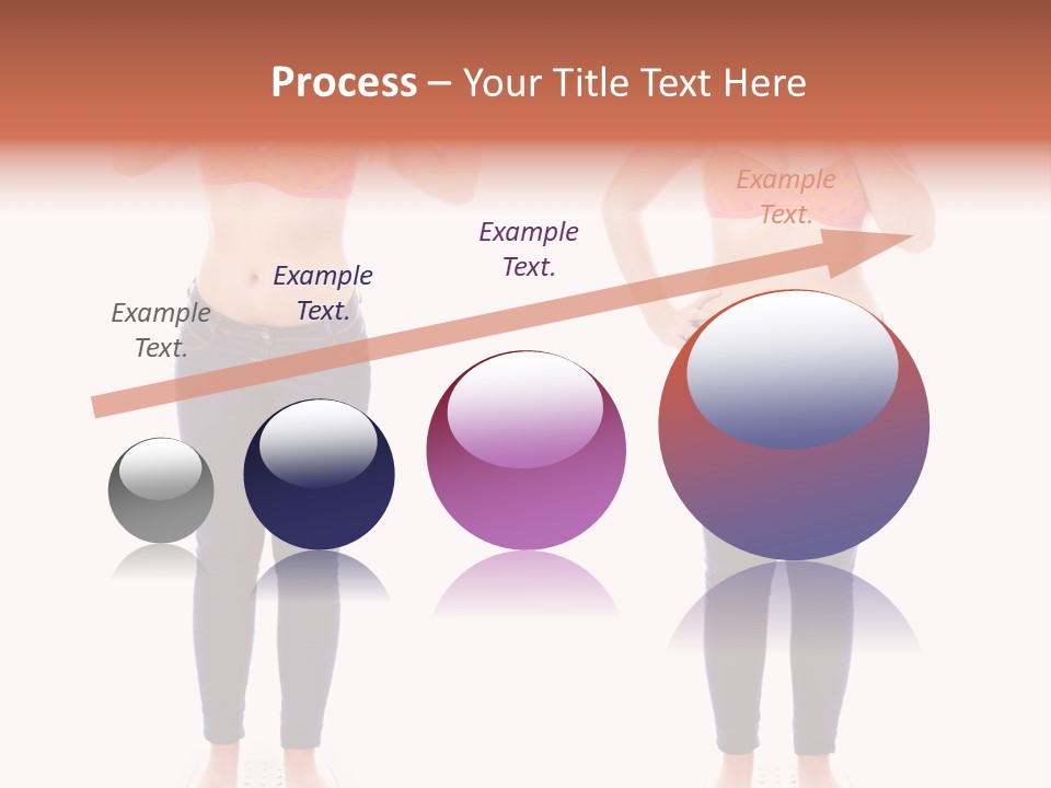 A Woman In A Bikini Posing For A Picture PowerPoint Template