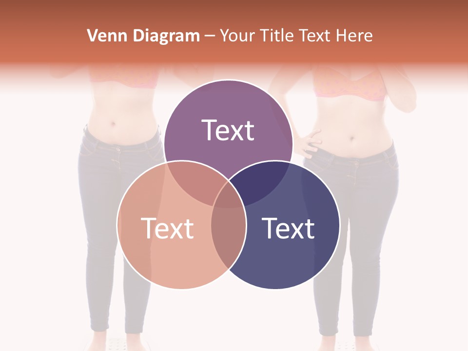 A Woman In A Bikini Posing For A Picture PowerPoint Template