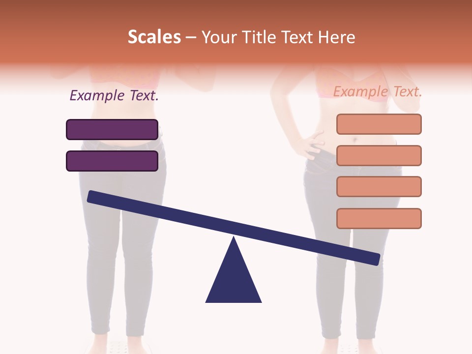 A Woman In A Bikini Posing For A Picture PowerPoint Template