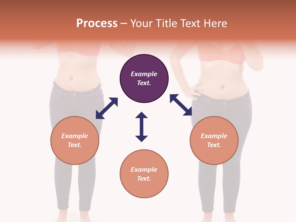 A Woman In A Bikini Posing For A Picture PowerPoint Template