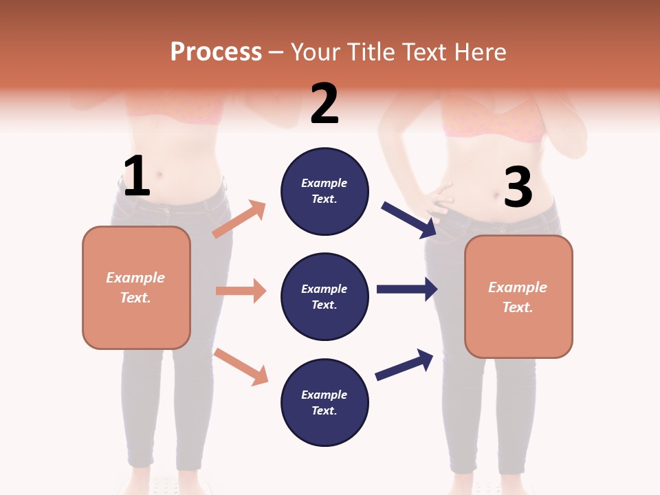 A Woman In A Bikini Posing For A Picture PowerPoint Template