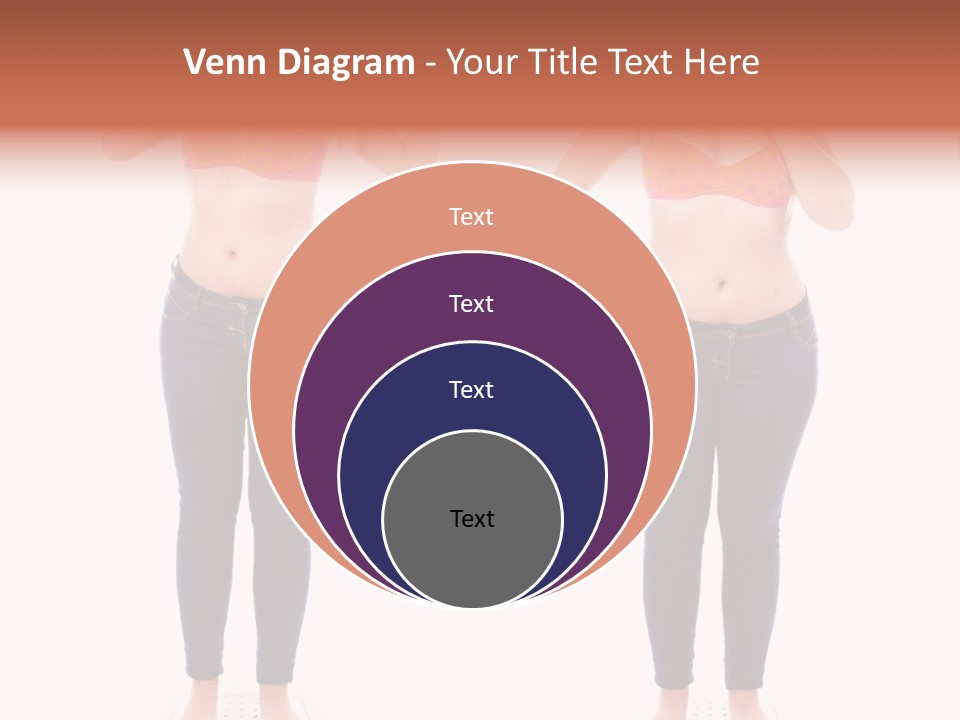 A Woman In A Bikini Posing For A Picture PowerPoint Template