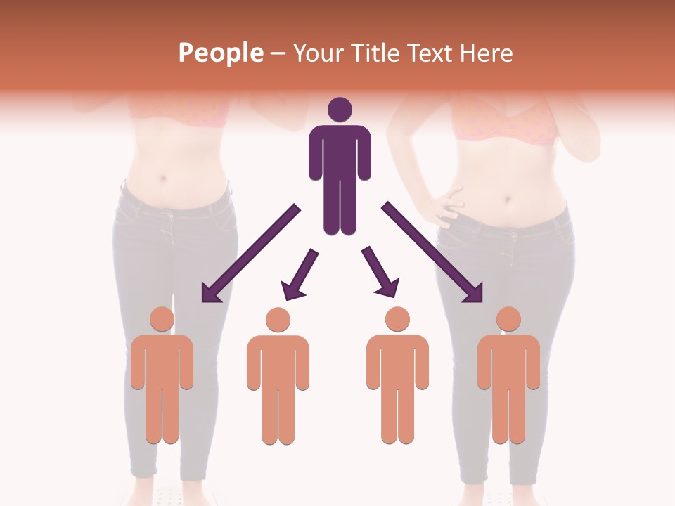 A Woman In A Bikini Posing For A Picture PowerPoint Template