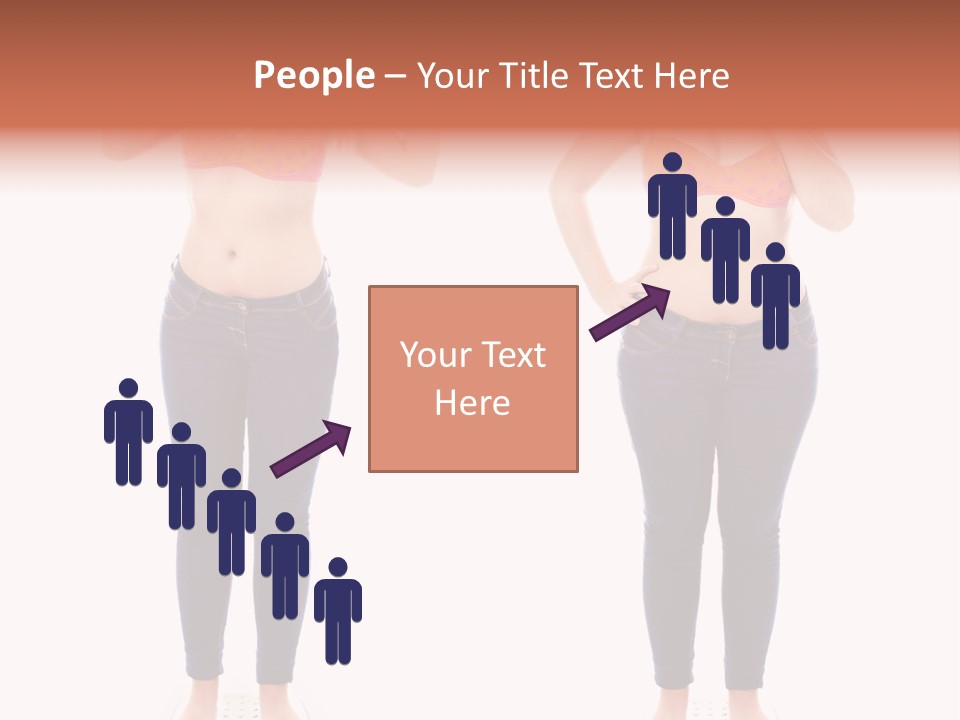 A Woman In A Bikini Posing For A Picture PowerPoint Template