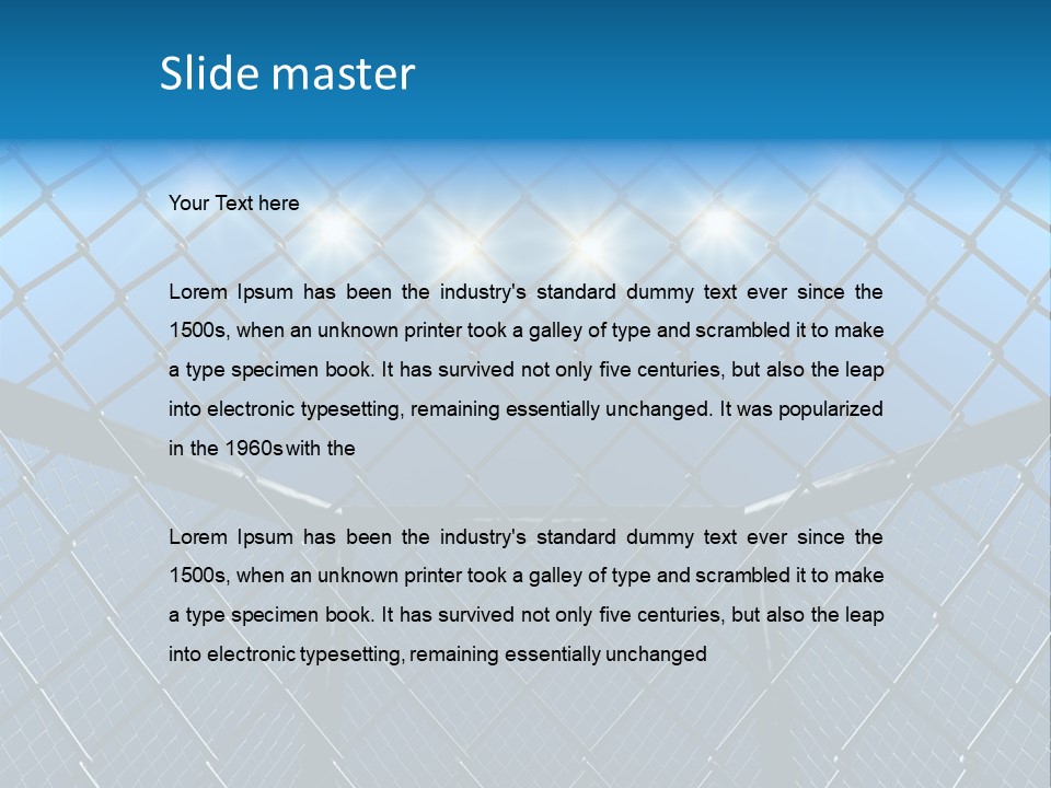 Chain Arts Mixed PowerPoint Template