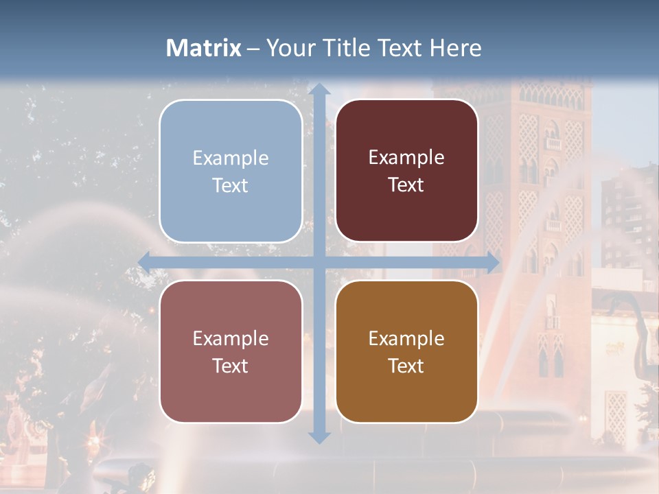 Fountain Midwest Dragon PowerPoint Template