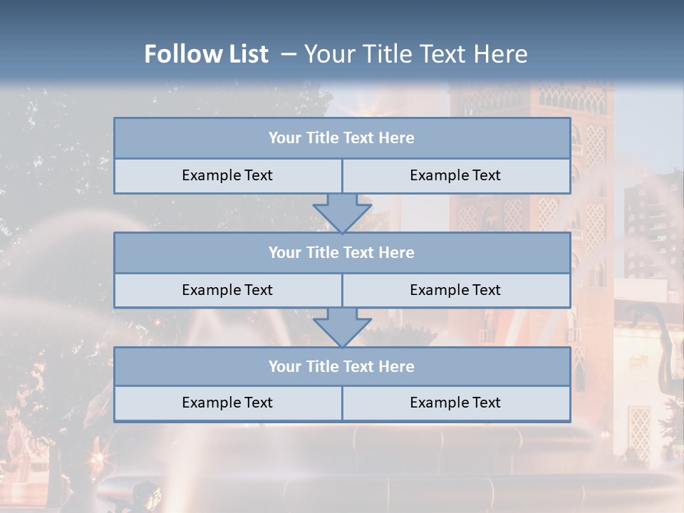 Fountain Midwest Dragon PowerPoint Template