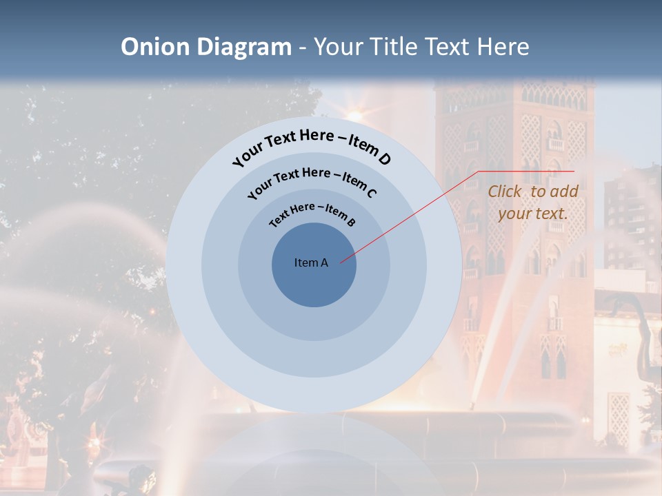 Fountain Midwest Dragon PowerPoint Template