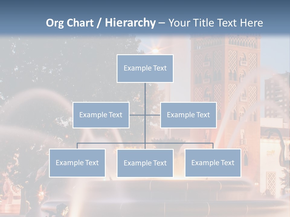 Fountain Midwest Dragon PowerPoint Template