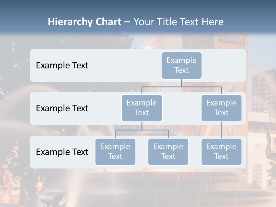 Fountain Midwest Dragon PowerPoint Template