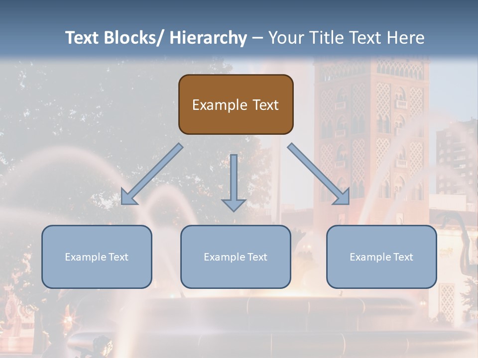 Fountain Midwest Dragon PowerPoint Template