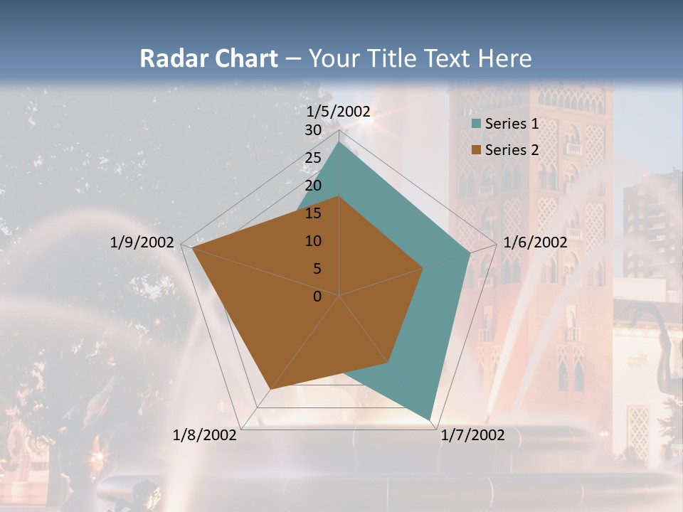 Fountain Midwest Dragon PowerPoint Template