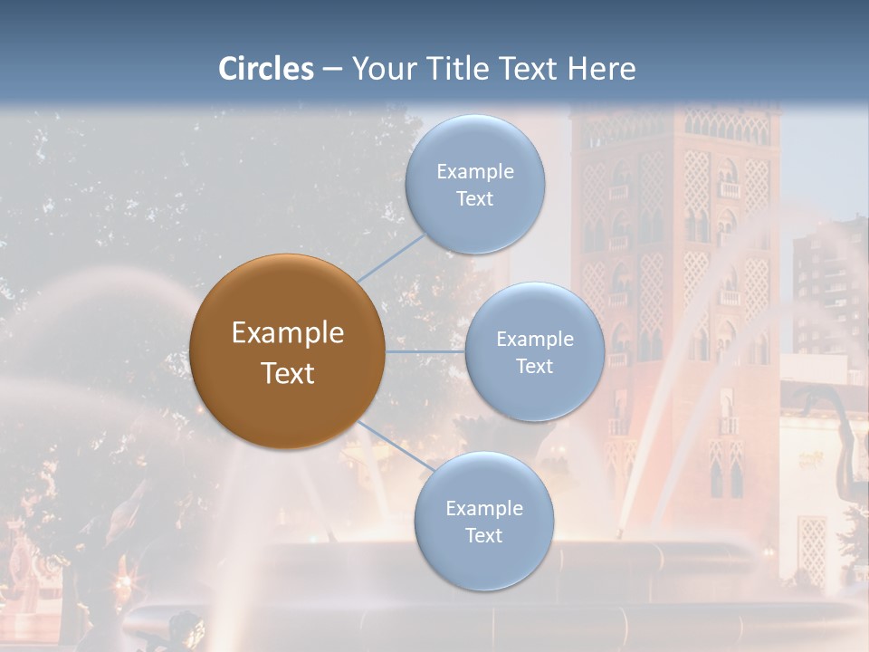 Fountain Midwest Dragon PowerPoint Template