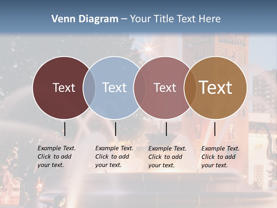 Fountain Midwest Dragon PowerPoint Template