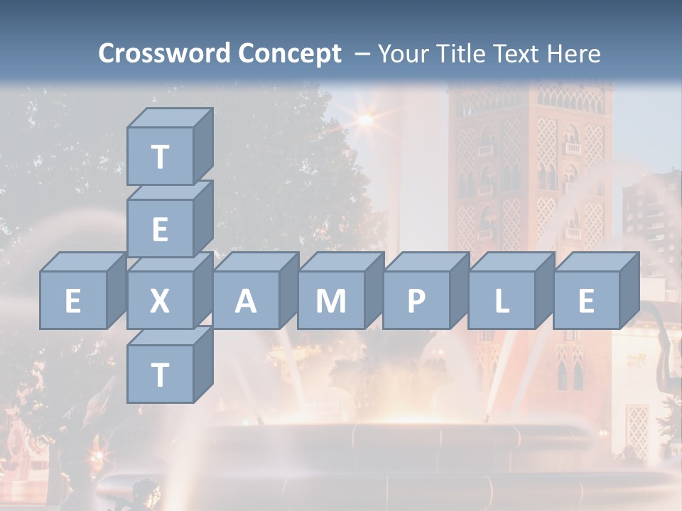 Fountain Midwest Dragon PowerPoint Template