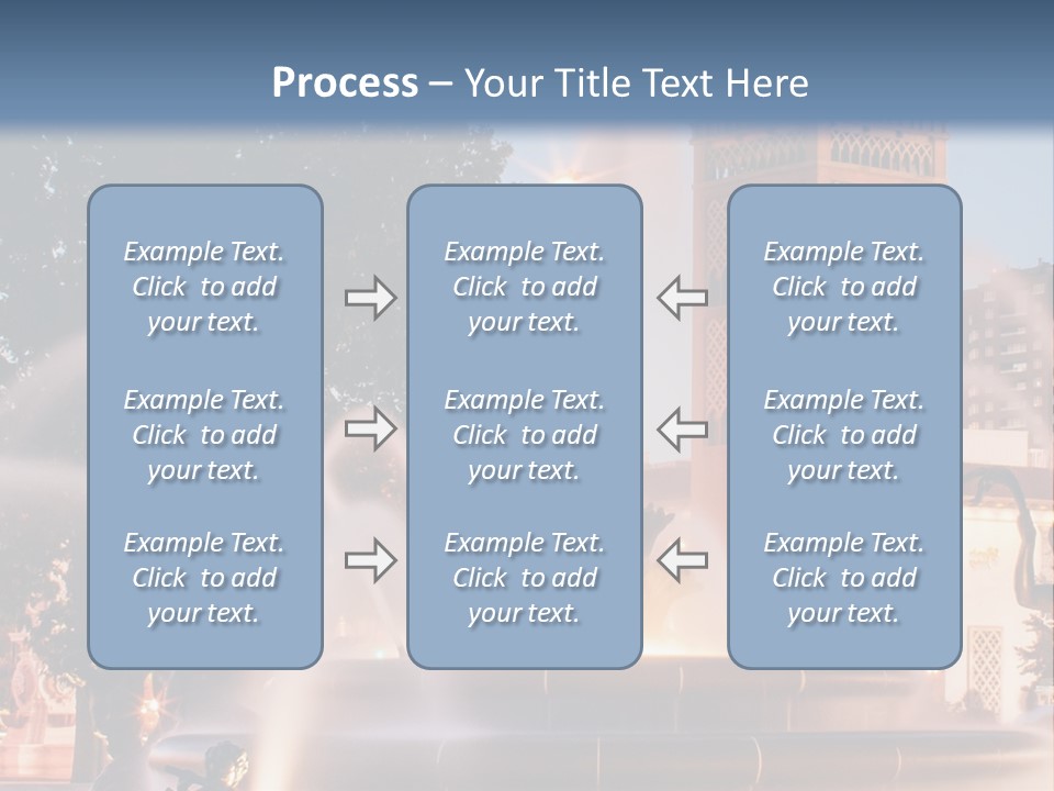 Fountain Midwest Dragon PowerPoint Template