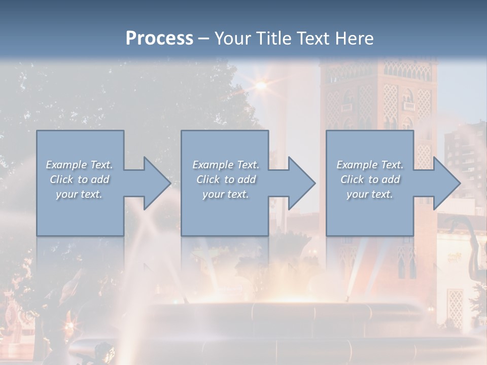 Fountain Midwest Dragon PowerPoint Template