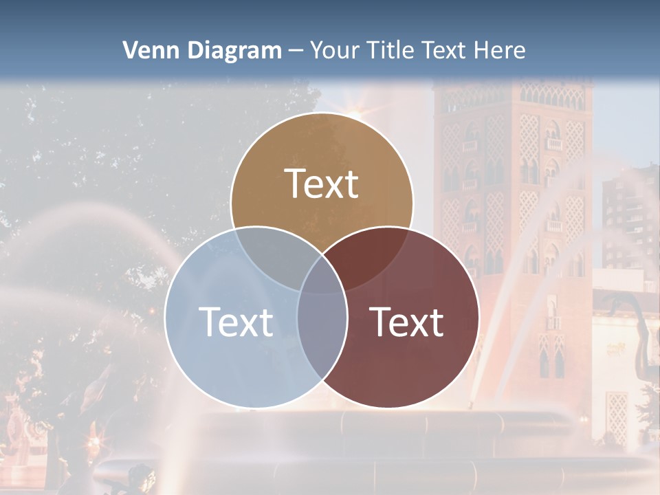 Fountain Midwest Dragon PowerPoint Template