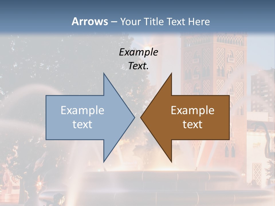 Fountain Midwest Dragon PowerPoint Template