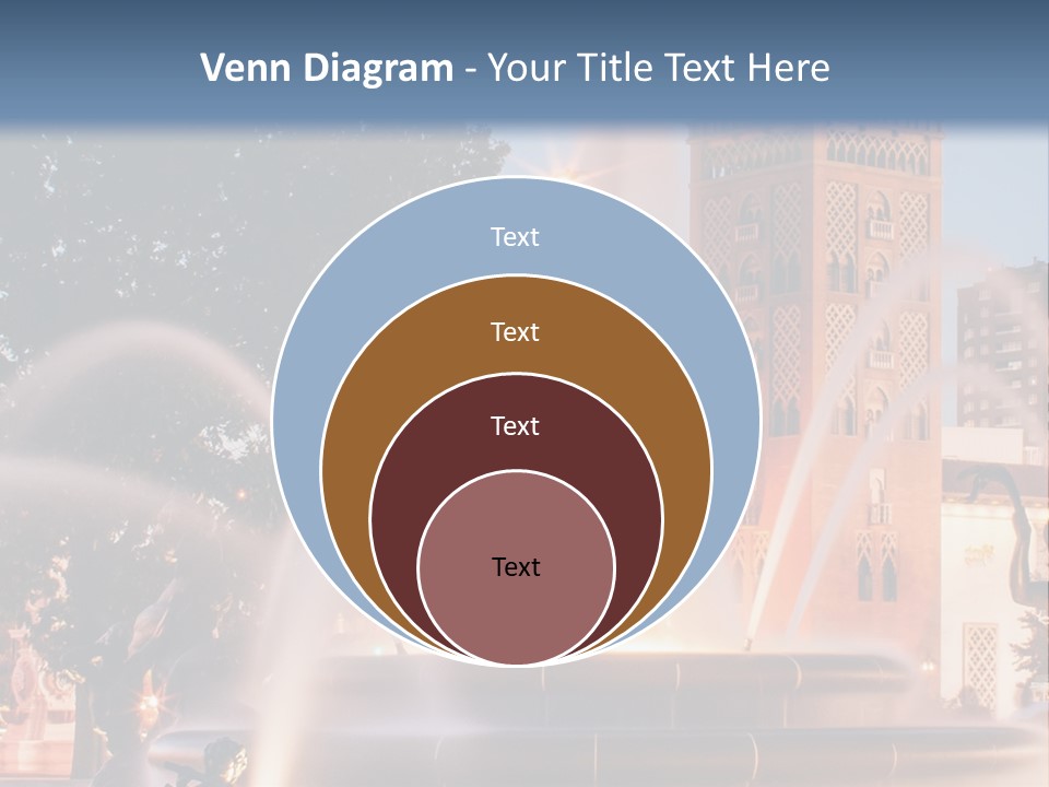 Fountain Midwest Dragon PowerPoint Template