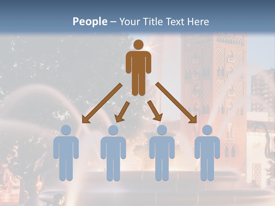 Fountain Midwest Dragon PowerPoint Template