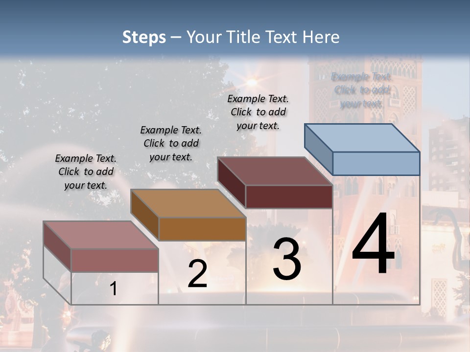 Fountain Midwest Dragon PowerPoint Template